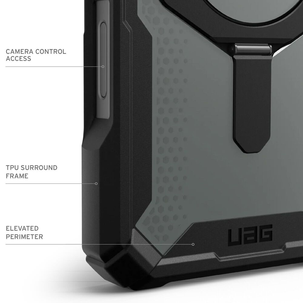 UAG Plasma XTE Series MagSafe Case for Apple iPhone 16 in Black and Orange, , large