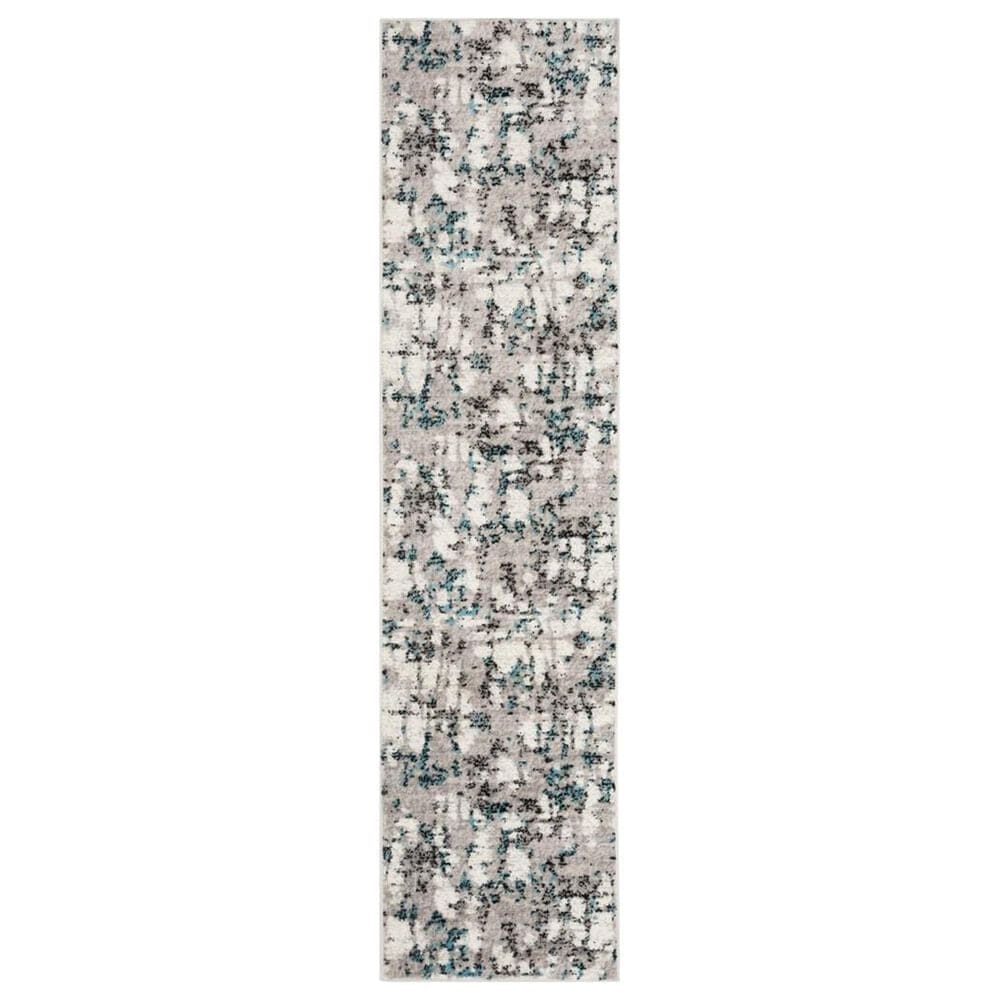 Safavieh Skyler SKY193B 2" x 10" Gray and Blue Runner, , large