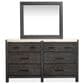 Nicolette Home Plum Creek 4 Piece King Upholstered Storage Bedroom Set in Ravenwood Black, , large