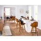 Lumisource Ahoy Swivel Counter Stool in Walnut and Black, , large