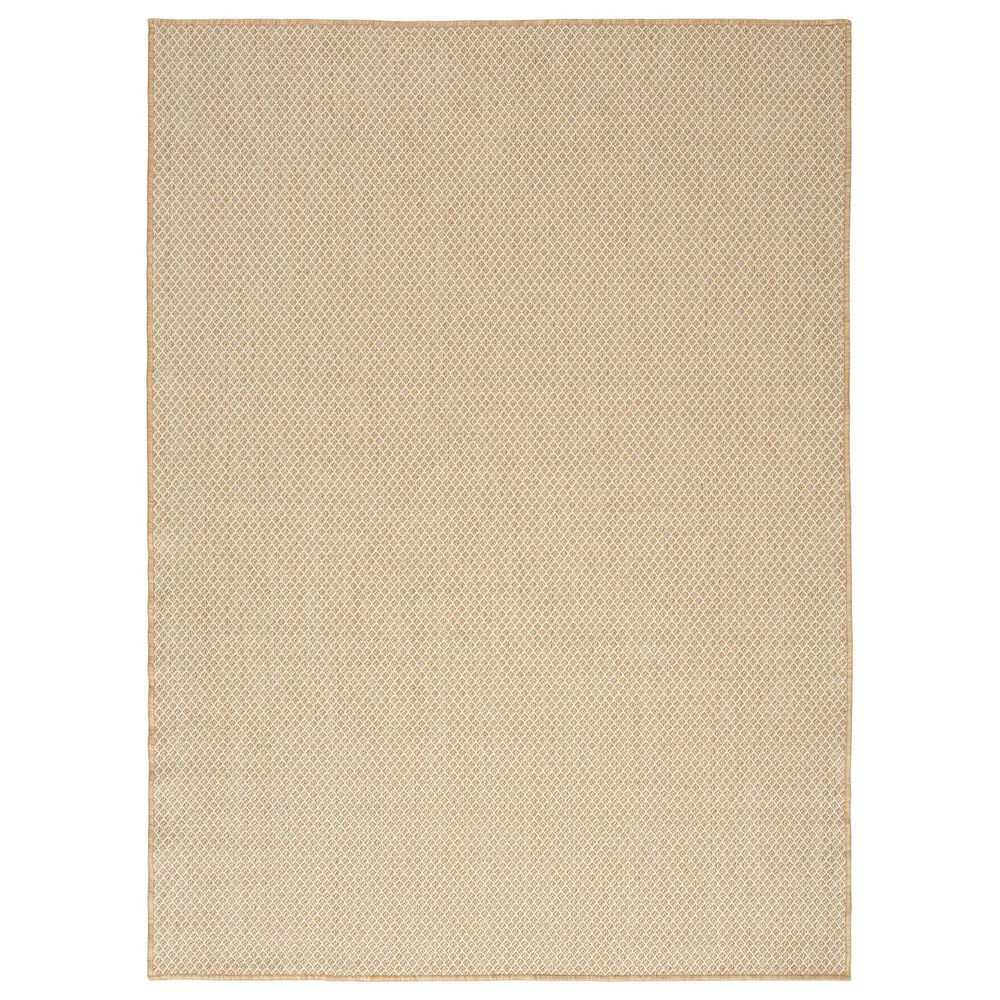 Nourison Courtyard Natural 4&#39; x 6&#39; Indoor/Outdoor Area Rug, , large
