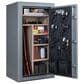 Wasatch 40-Gun Fireproof and Waterproof Safe with Electronic Lock in Gray, , large