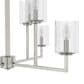 Hunter Kerrison 8-Light Chandelier in Brushed Nickel, , large