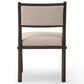 Four Hands Akiro Dining Side Chair with Laken Stone Fabric in Warm Oak, , large