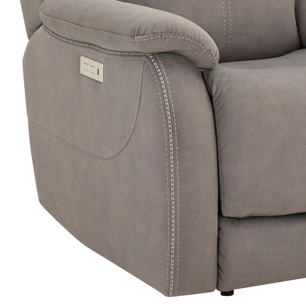 Steve Silver Surrey Power Recliner in Taupe, , large