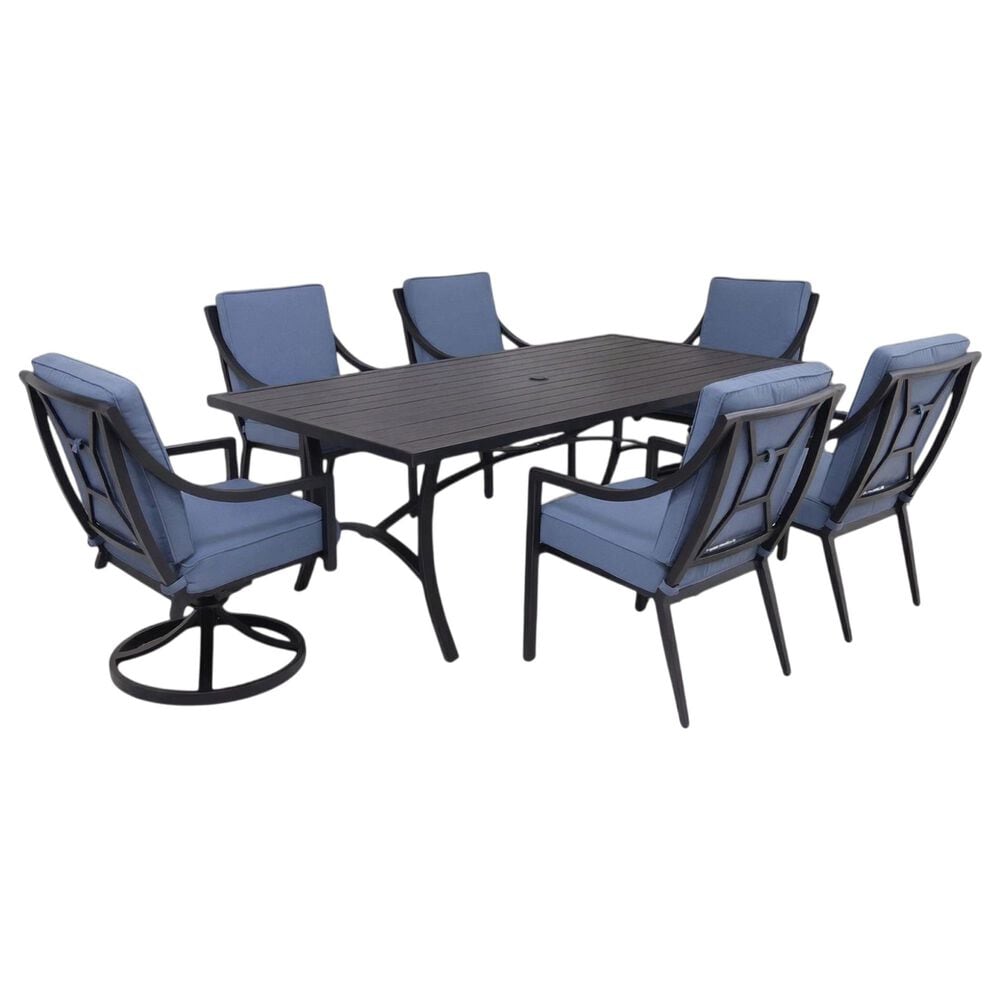 GatherCraft 7-Piece Dining Set in Splendor Denim, , large
