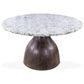 Home Trends & Design Solomon and Essex Chelsea 5-Piece Round Dining Set in Alaska White, Blackwash and Black, , large