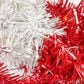 The Gerson Company 24" Pre-Lit Artificial Pine Christmas Wreath with Multicolor LED Lights in Red and White, , large