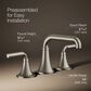Kohler Tone Widespread Bathroom Sink Faucet in Vibrant Brushed Nickel, , large