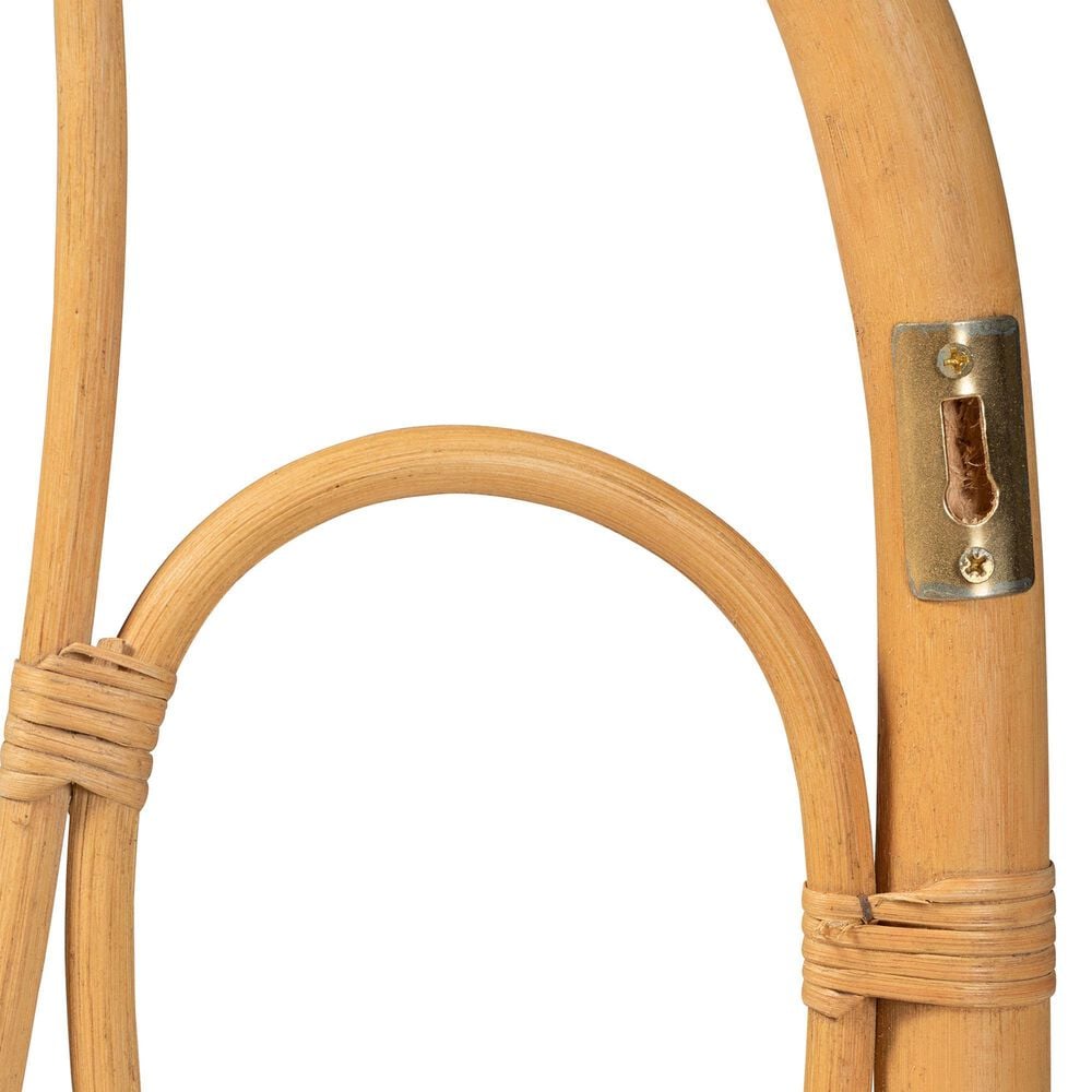 Baxton Studio Carrick Queen Headboard in Natural Brown, , large