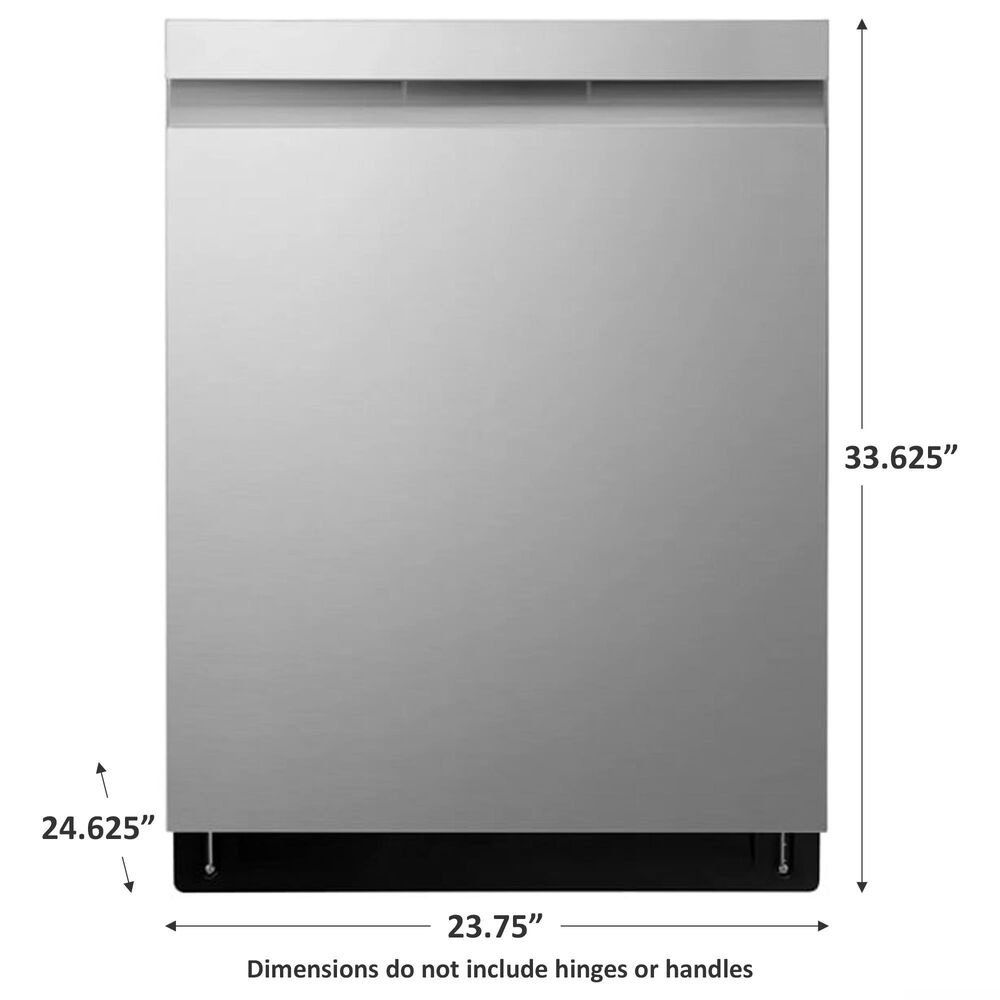 LG 24&quot; Smart Fully Integrated Dishwasher in Stainless Steel, , large