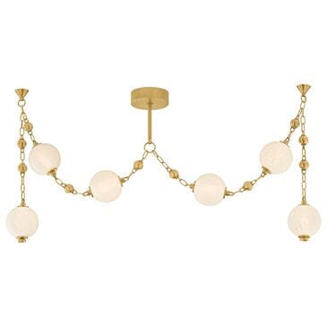 Corbett Lighting Corda 6-Light Linear in Vintage Brass, , large