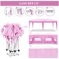 HOMLUX 10" x 20" Outdoor Pop Up Canopy Gazebo for Party in Pink, , large