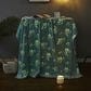 Duke Imports Regal Comfort Rainbow Unicorn Glow 50" x 60" Throw in Cyan, , large