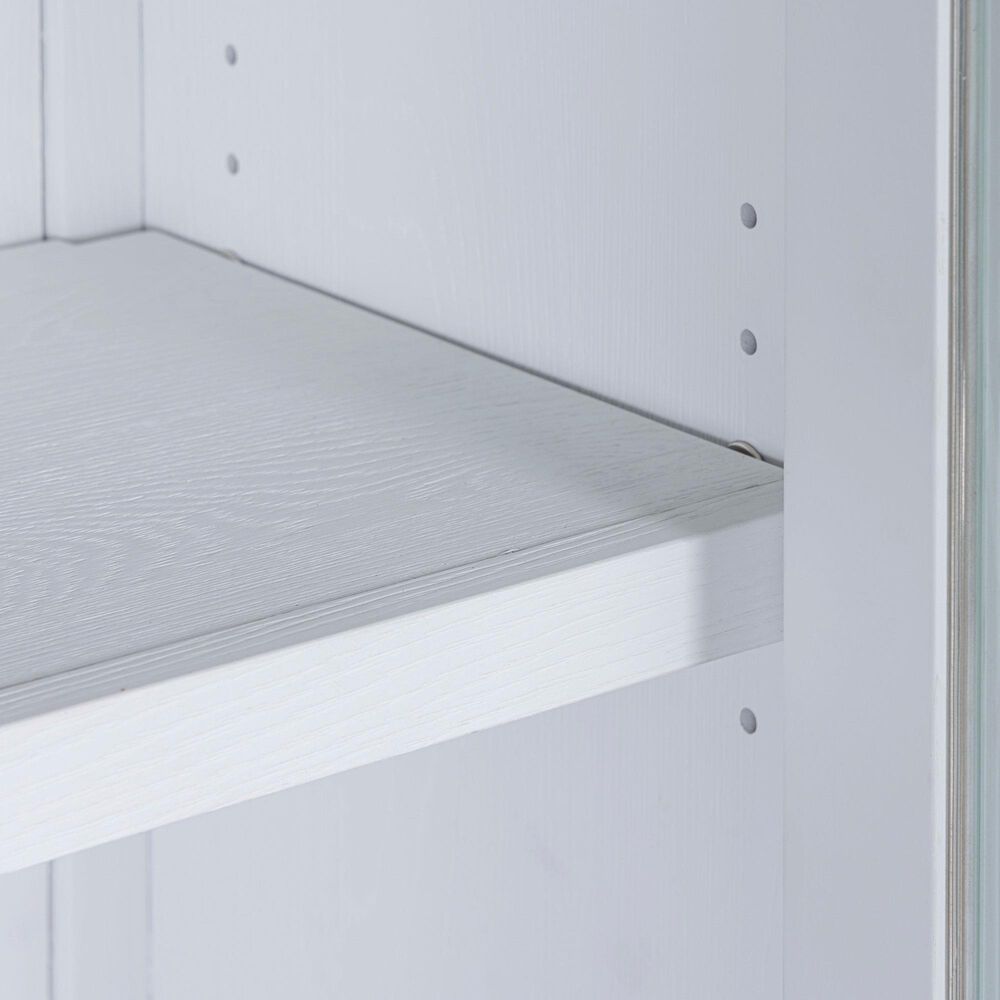 Riva Ridge Norah 4-Door Bookcase in White, , large