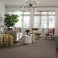 Shaw Foundations Take The Floor Tonal Blue Carpet in Triumph, , large