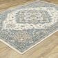 Oriental Weavers Maharaja 7"10" x 10"10" Blue and Ivory Area Rug, , large