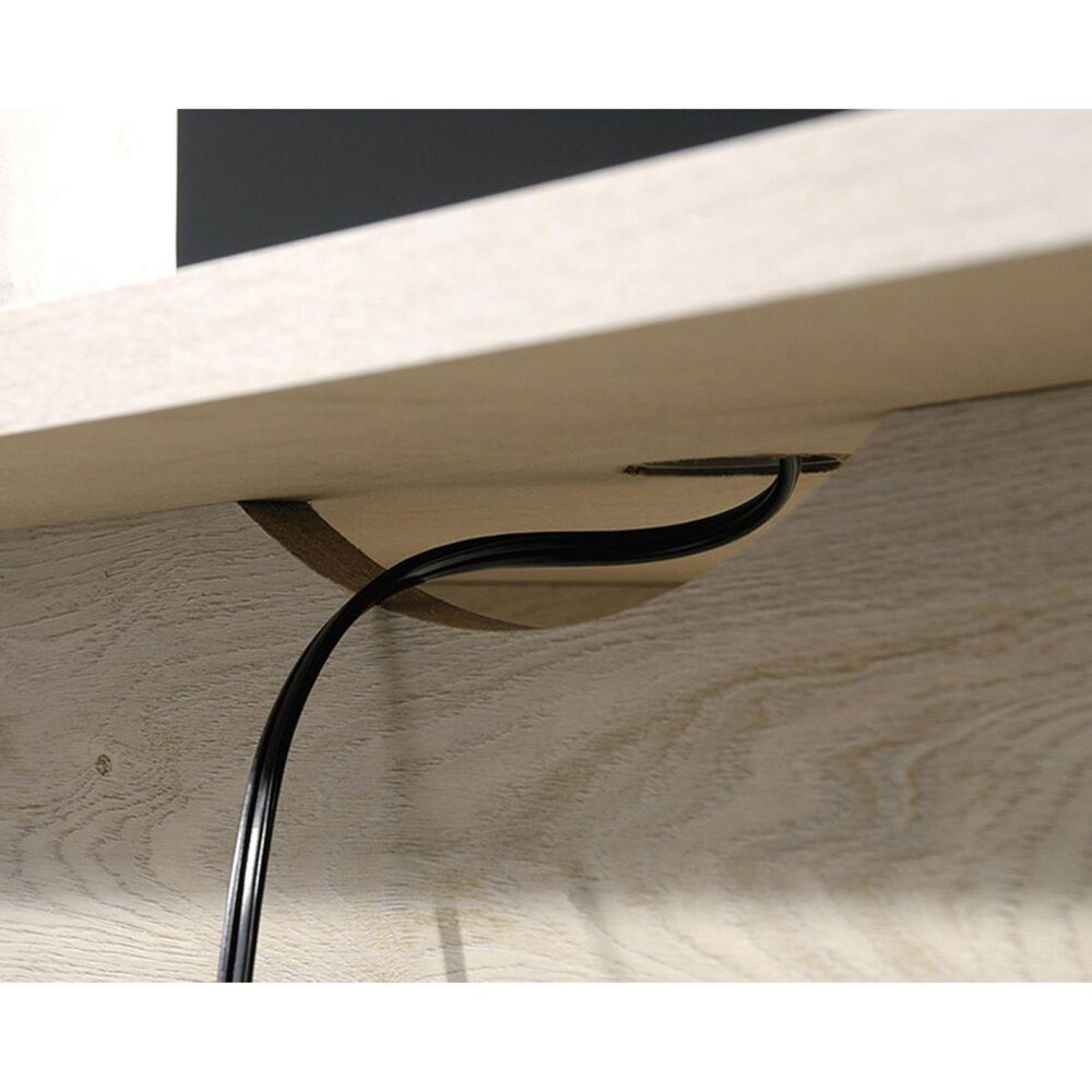 Sauder Trestle Executive Desk in Chalked Chestnut, , large