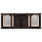 James Martin Vanities Brittany 60" Single Bathroom Vanity in Burnished Mahogany with 3 cm Arctic Fall Solid Surface Top and Rectangle Sink, , large