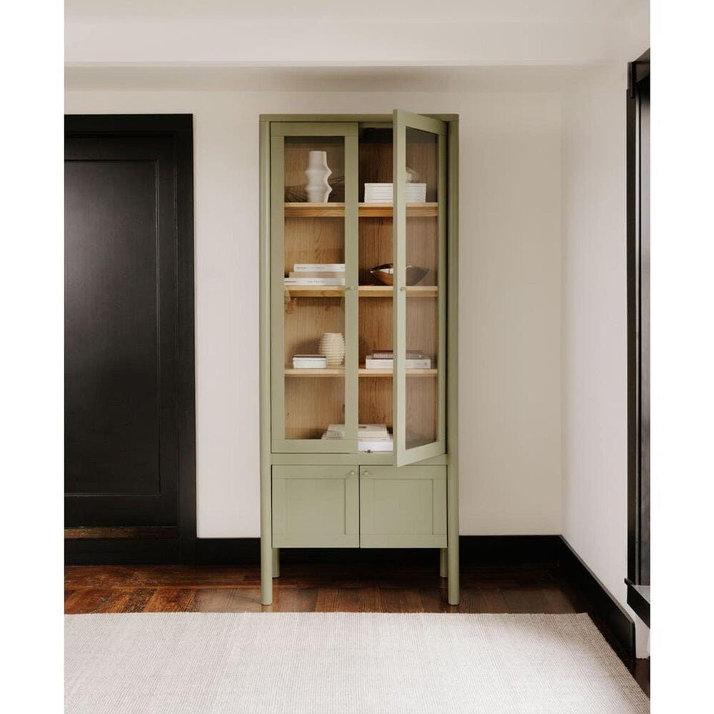 Moe's Home Collection Hannah Tall Cabinet in Green, , large