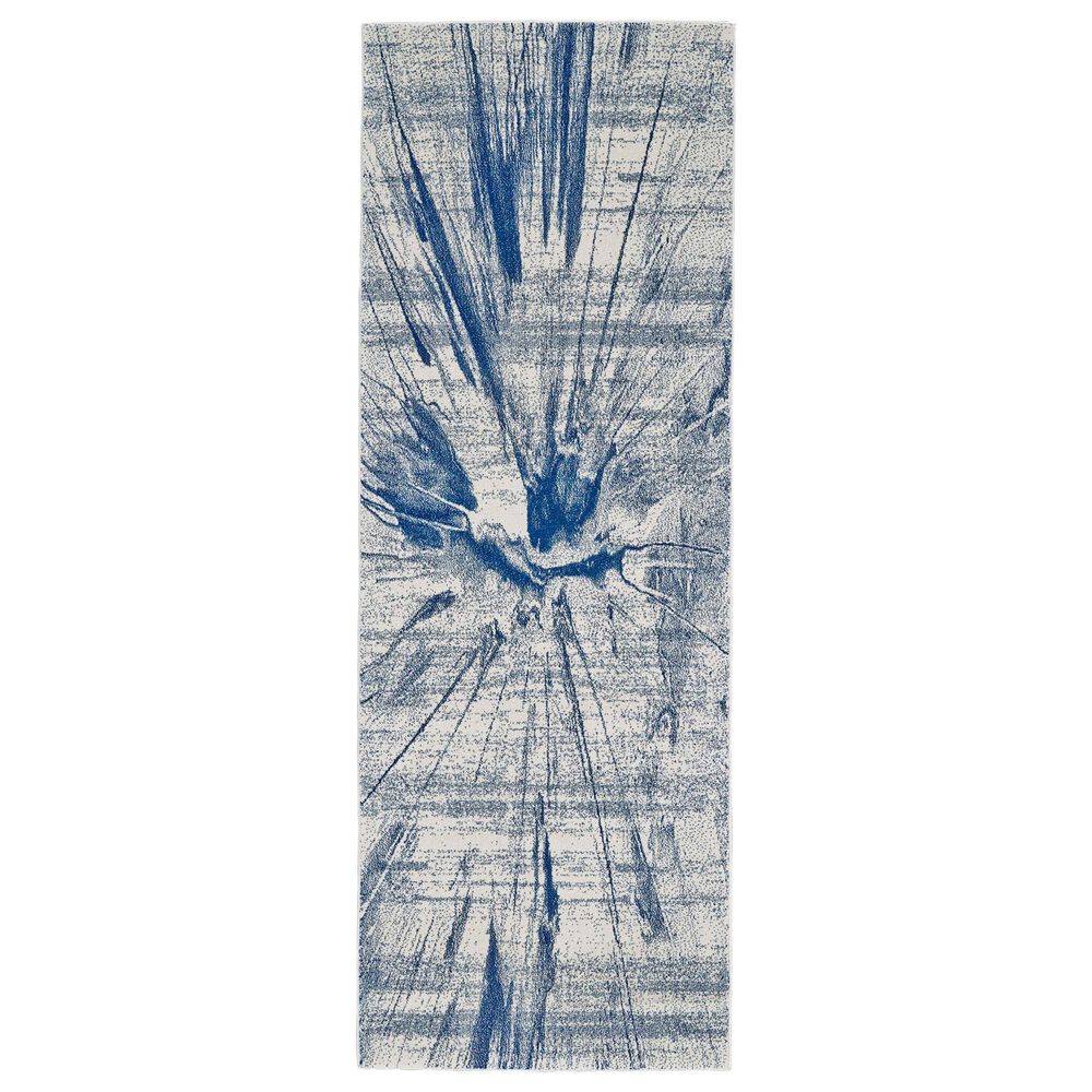 Feizy Rugs Brixton 3601F 2'10" x 7'10" Cobalt Runner, , large