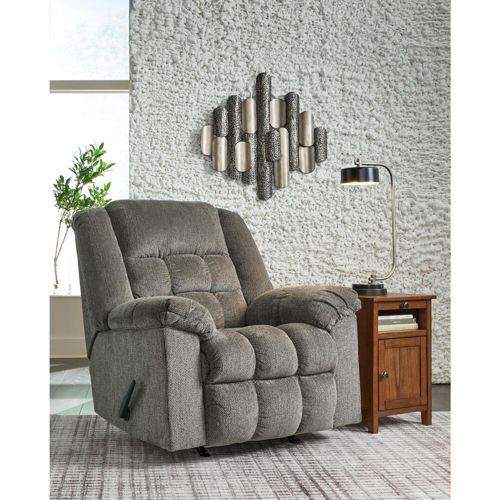 Ashley Kegler Manual Rocker Recliner in Putty, , large