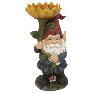 The Gerson Company 18.9" Gnome Figurine in Multicolor, , large