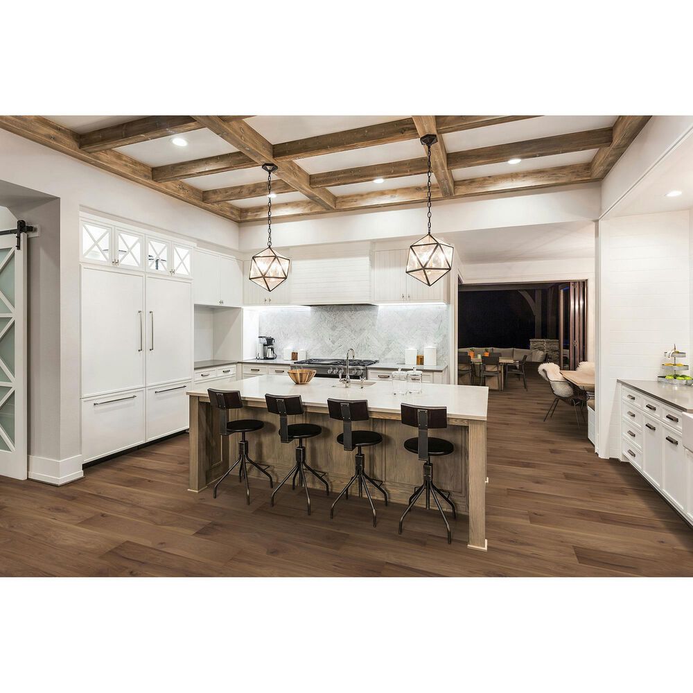 Karastan BelleLuxe Waterproof Farrington Crest Cigar Hickory 8&quot; x 54&quot; Laminate, , large