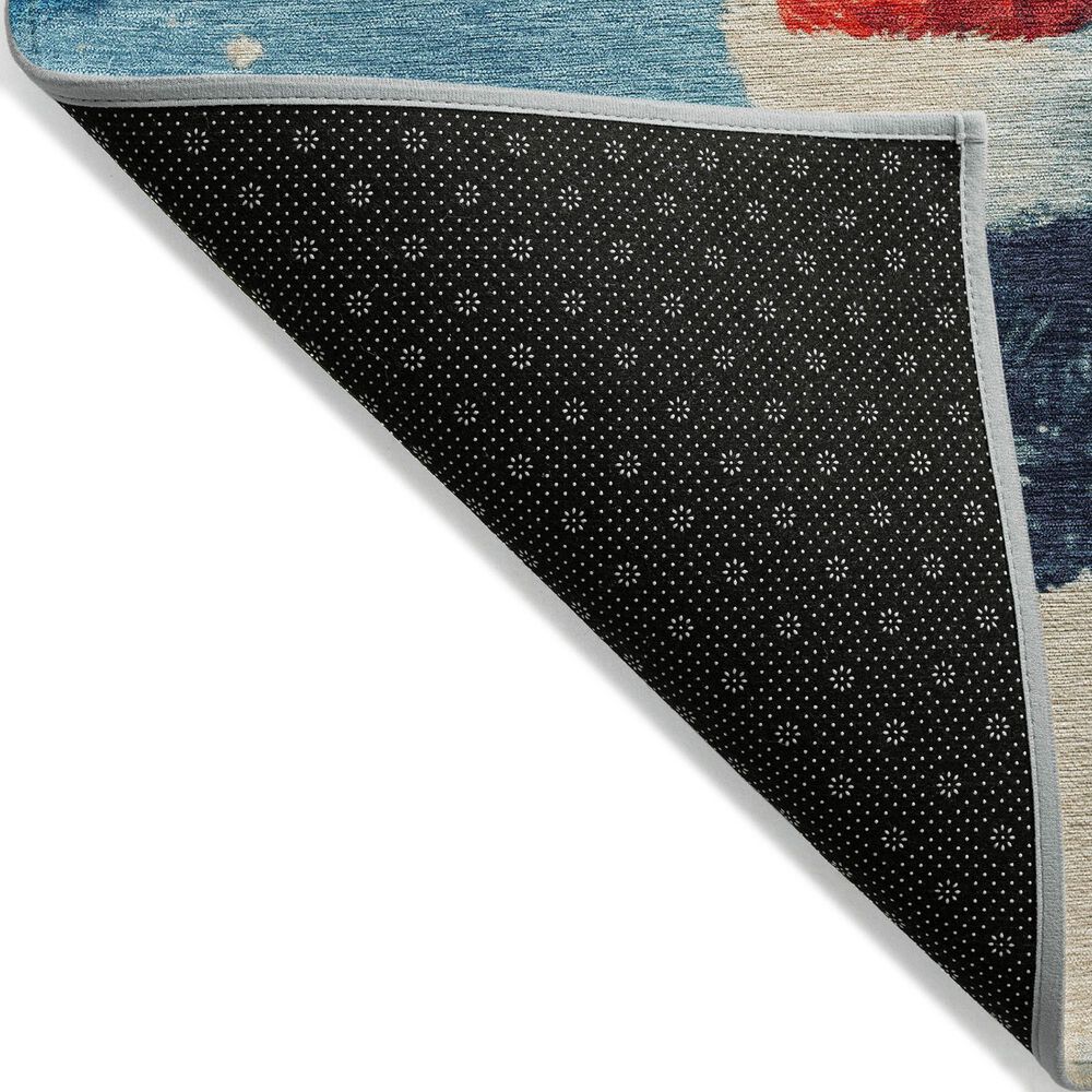 Dalyn Rug Company Wonderland WN15 3&#39; x 5&#39; Blue Indoor/Outdoor Area Rug, , large