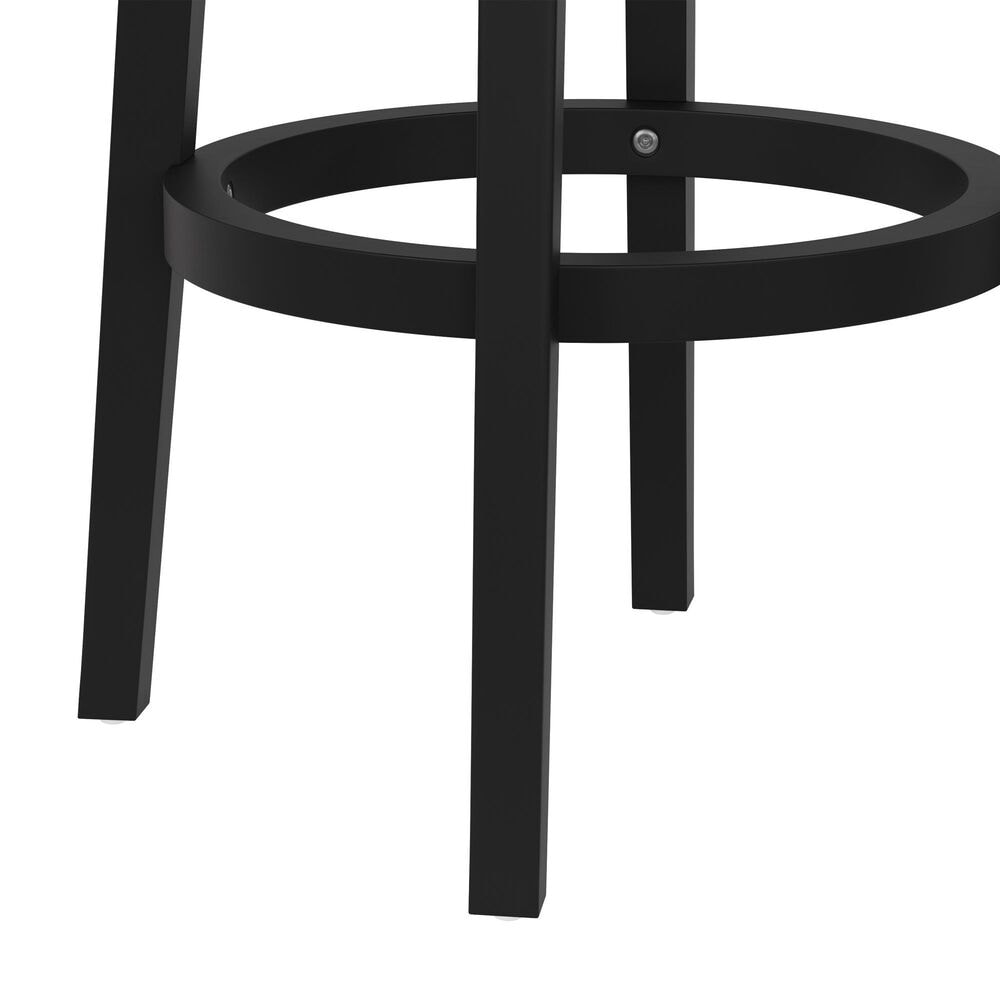 The Monday Company Clarion Swivel Bar Height Stool in Black and Greige, , large