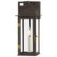 Troy Lighting Bohen 6" 1-Light Exterior Wall Sconce in French Iron and Patina Brass, , large