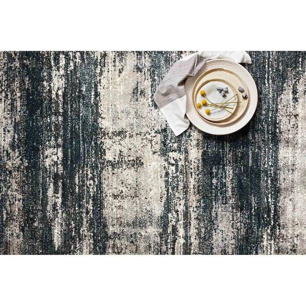 Loloi Augustus AGS-07 2&#39;7&quot; x 7&#39;8&quot; Navy and Stone Area Rug, , large