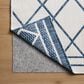 Loloi Easton Ivory and Denim 2"3" x 3"9" Indoor/Outdoor Area Rug, , large