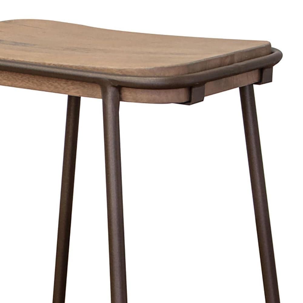 International Furniture Wood and Metal Parota 3-Piece Bar Set in Natural, , large