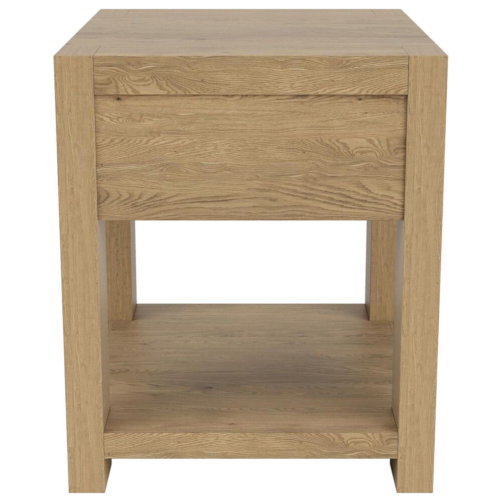 Shannon Hills Davie 1-Drawer Side Table in Pale Oak, , large