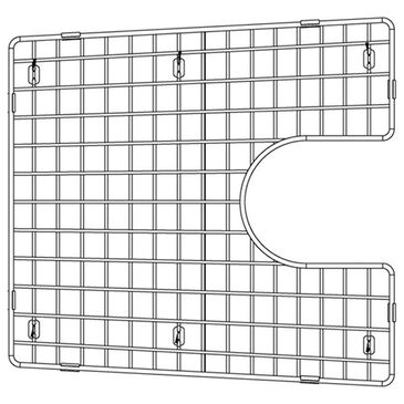 Blanco Performa Bottom Grid for Large Bowl of 60/40 Sinks in Stainless Steel, , large