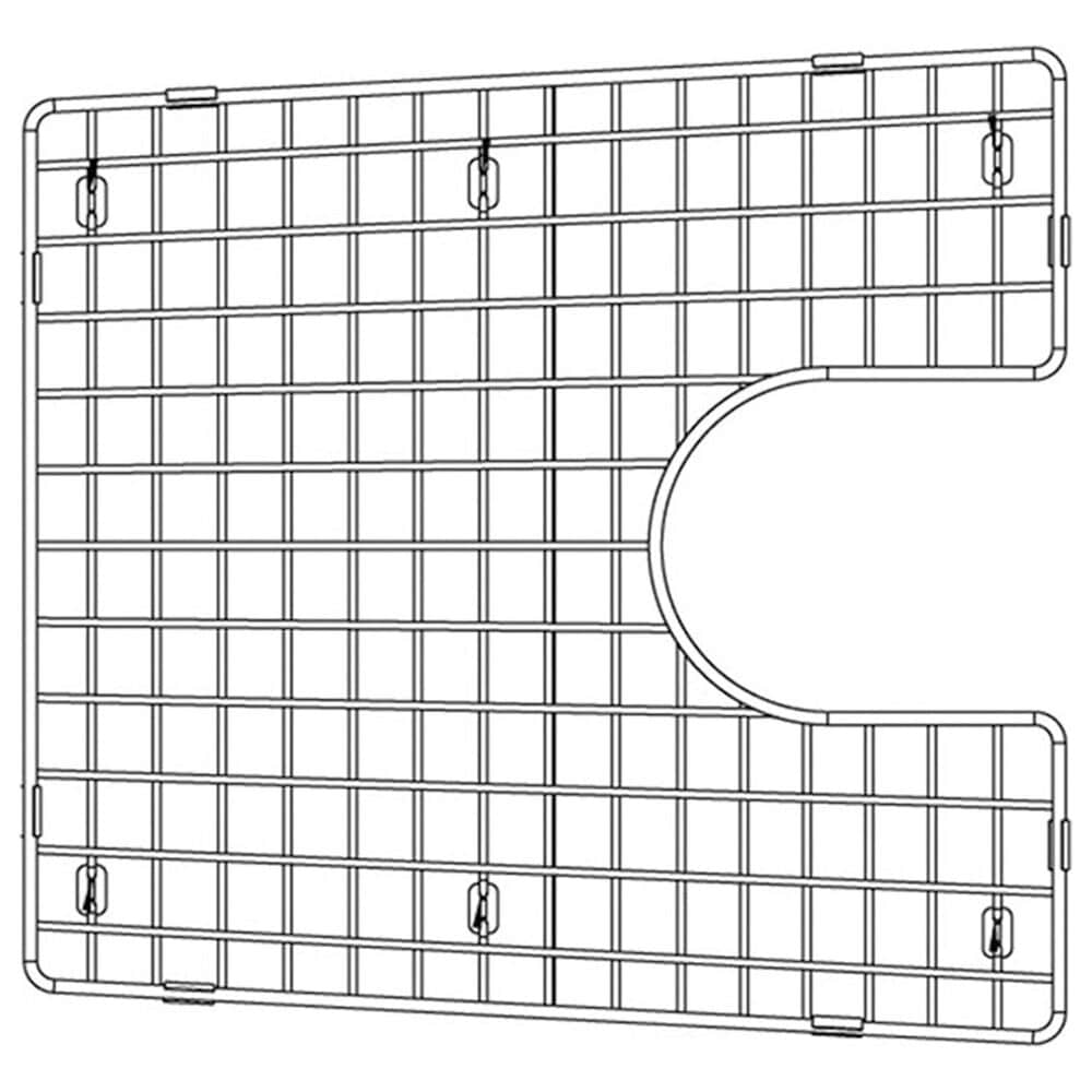 Blanco Performa Bottom Grid for Large Bowl of 60/40 Sinks in Stainless Steel, , large