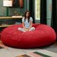 Jaxx Cocoon 6" Oversized Bean Bag Chair in Merlot, , large