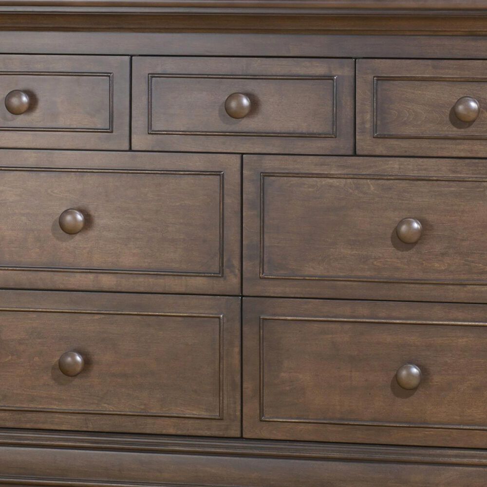 Sorelle Furniture Providence 7-Drawer Dresser in Chocolate, , large