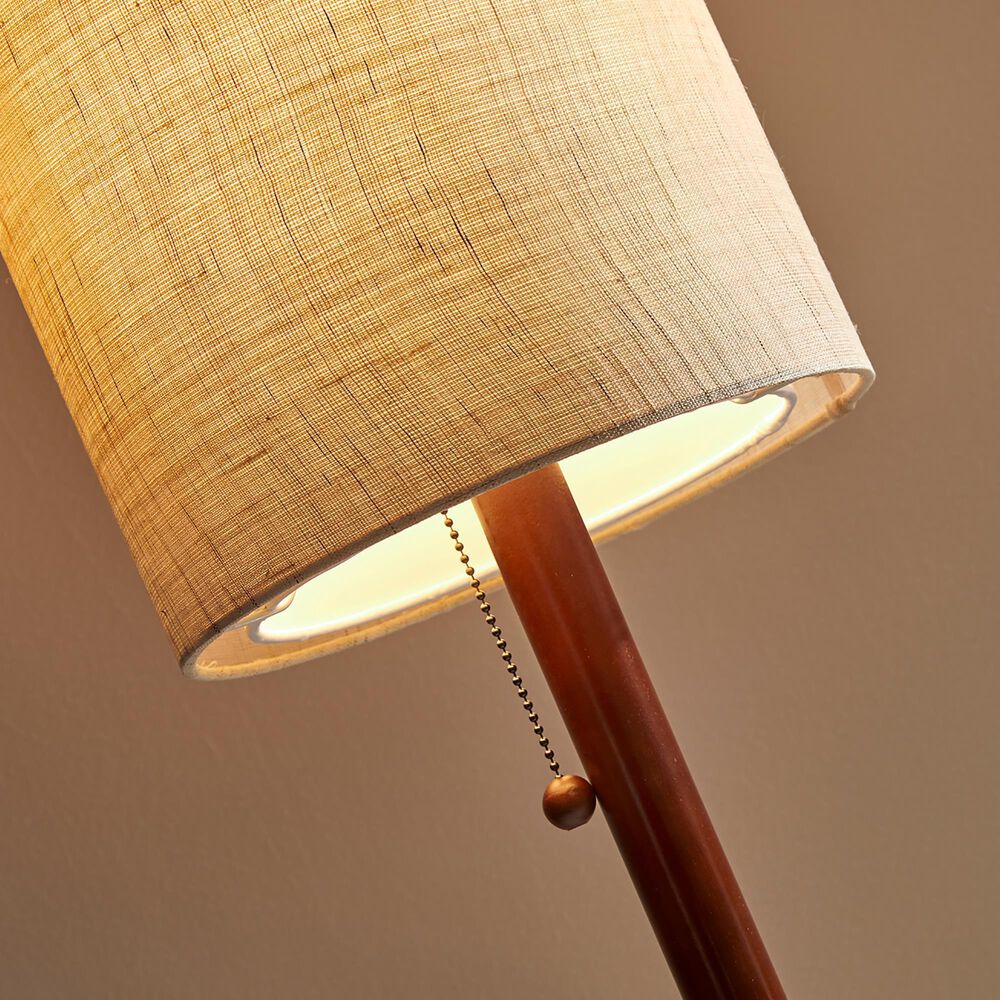 Adesso Hamptons Floor Lamp in Walnut, , large