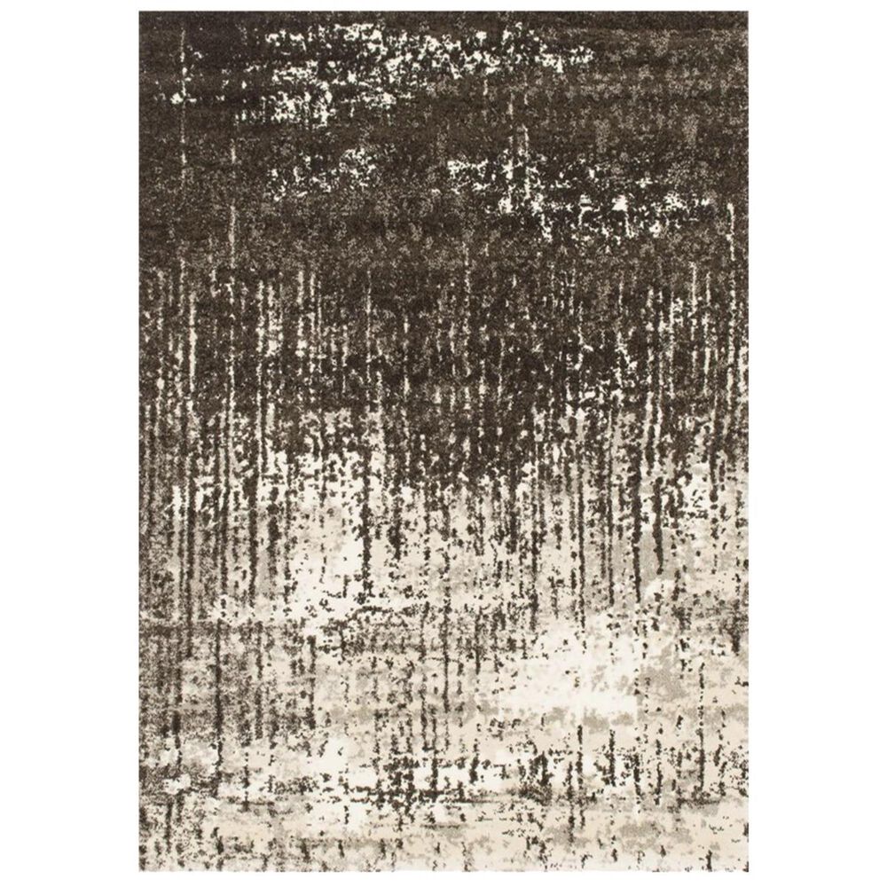 Loloi Viera VR-02 7"7" x 10"6" Ivory and Brown Area Rug, , large