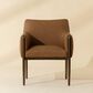 Club Collection By Sunpan Olea Arm Chair with Milliken Cognac Cushion in Bronze, , large