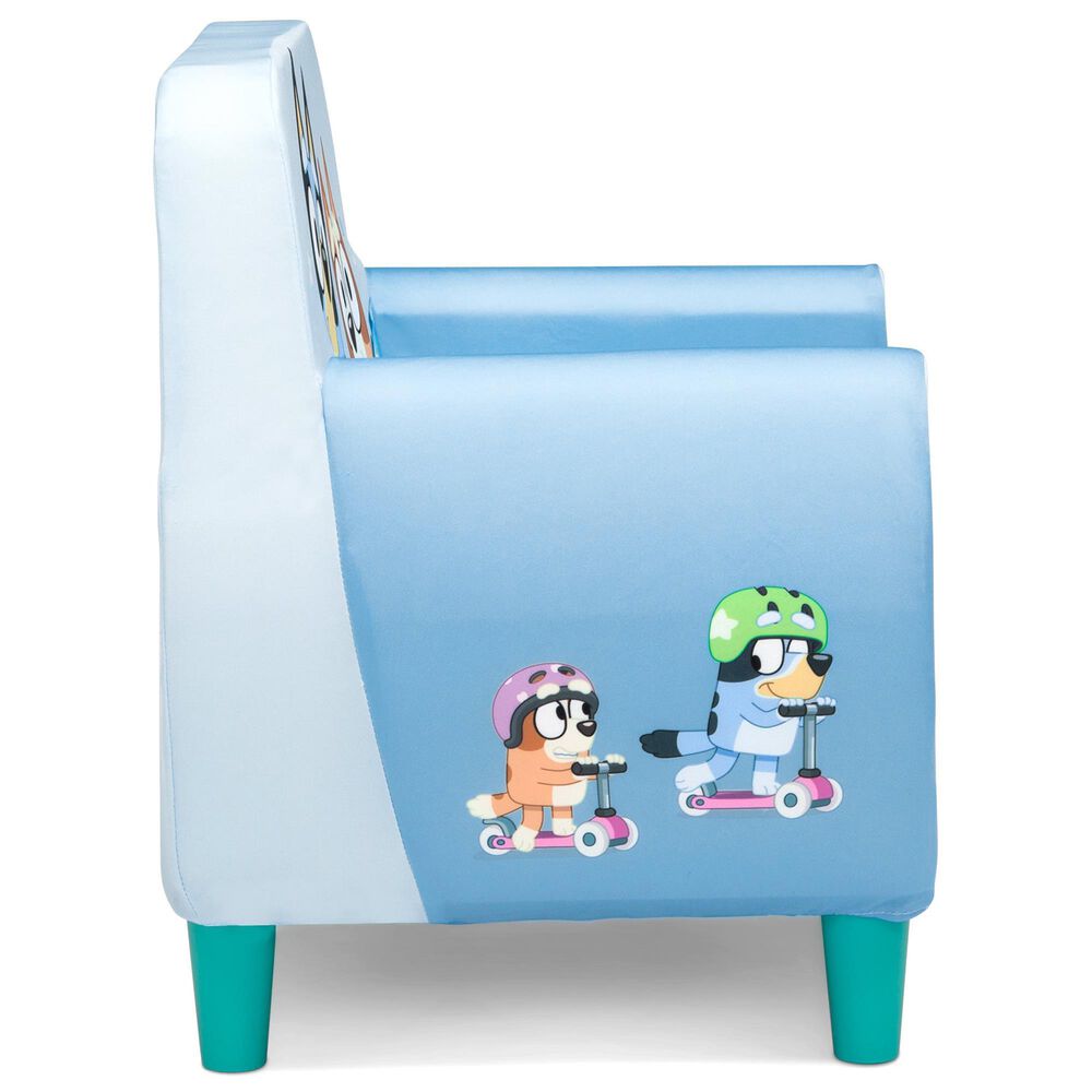 Delta Children Bluey Upholstered Toddler Chair in Blue, , large