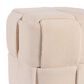 Sagebrook Home Coreybeach Ottoman in Ivory, , large
