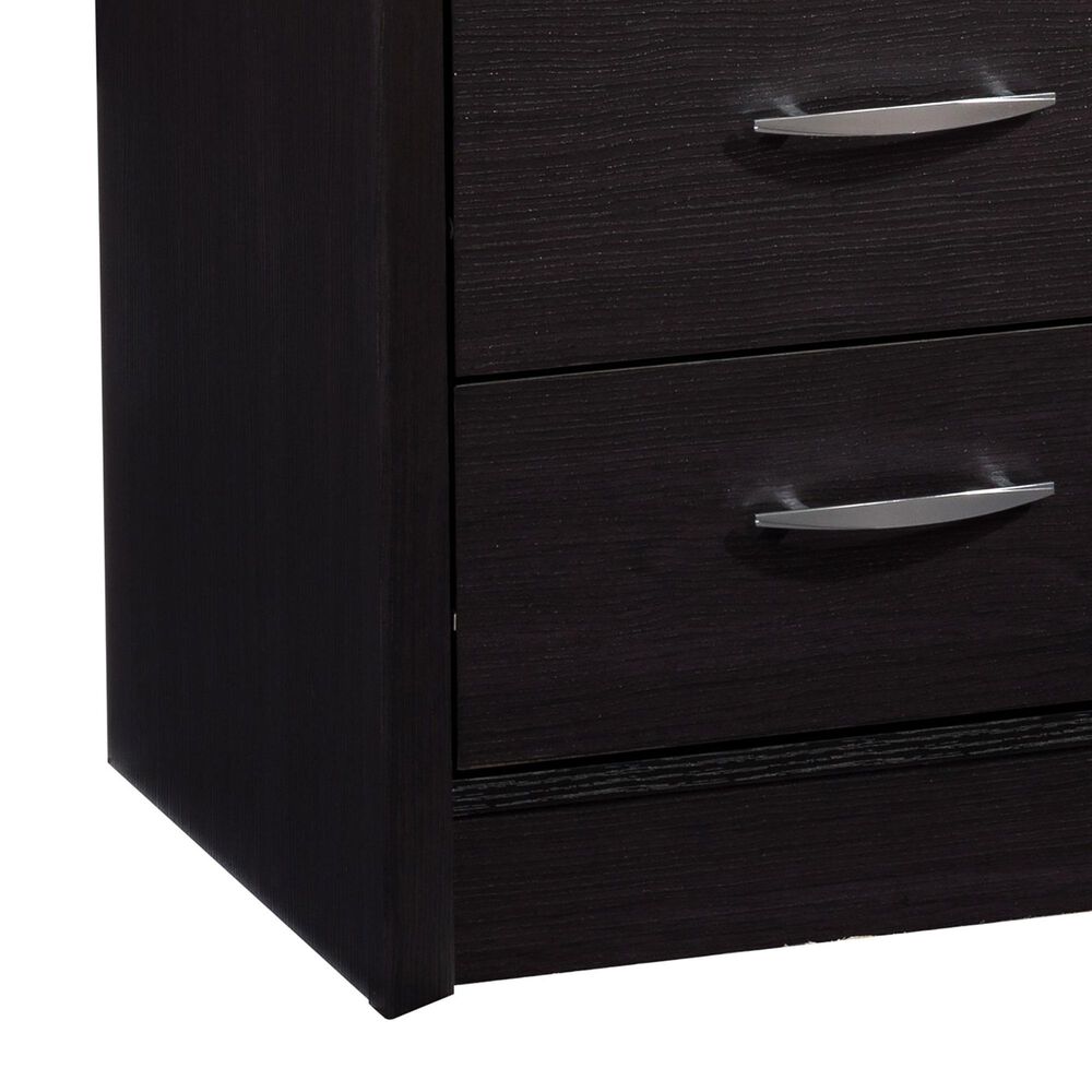CorLiving Newport 5 Drawer Dresser in Black Oak, , large