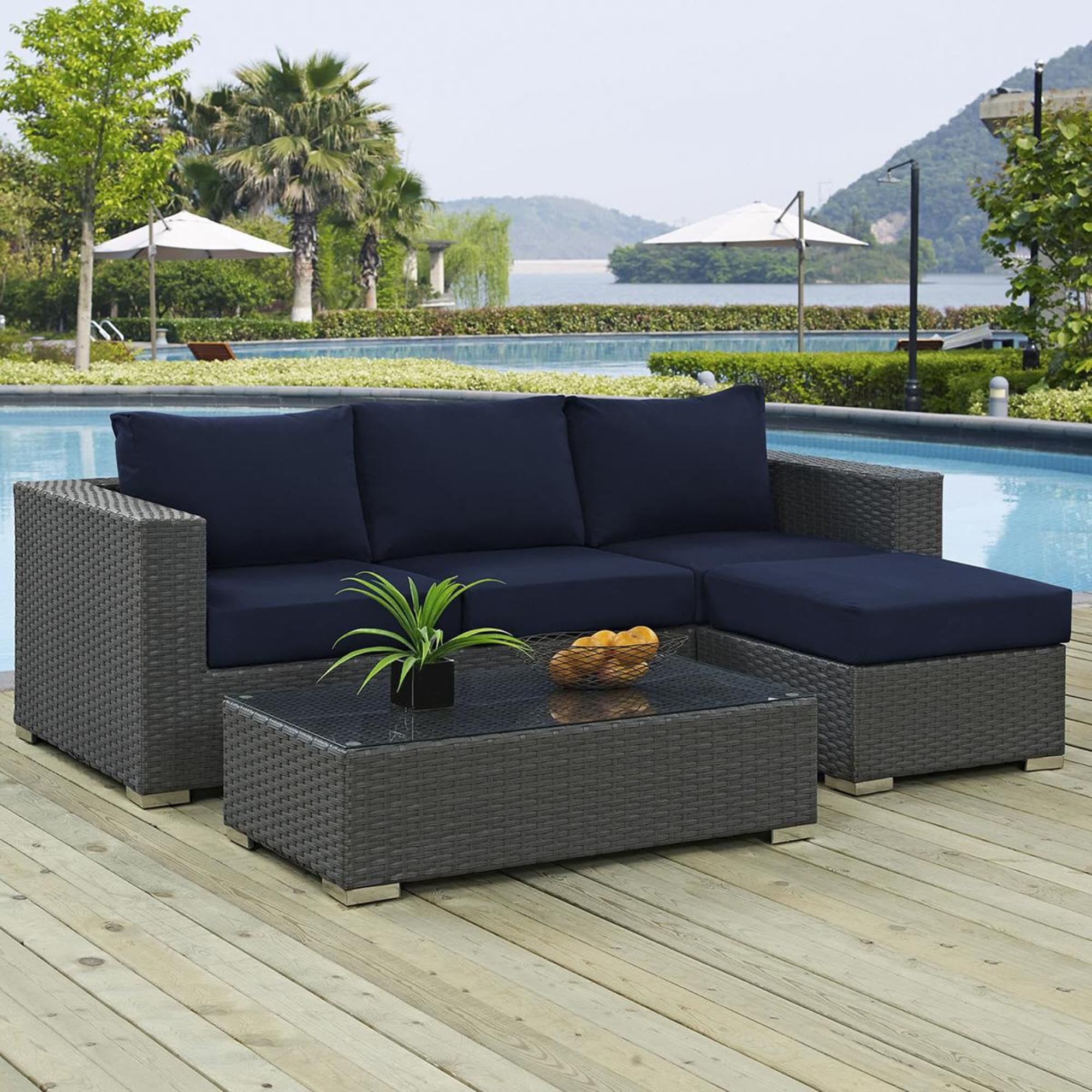 Outdoor sunbrella sectional store