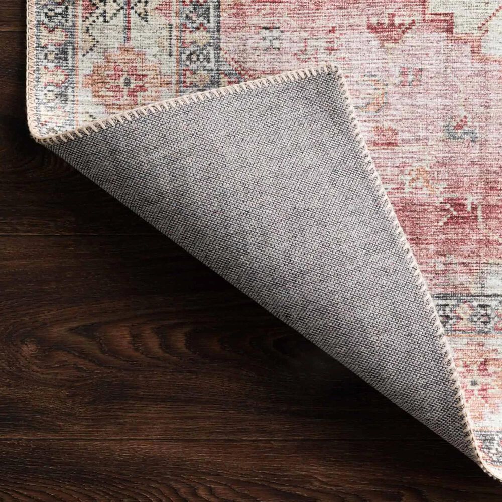 Loloi II Skye SKY-02 9&#39; x 12&#39; Ivory and Berry Area Rug, , large