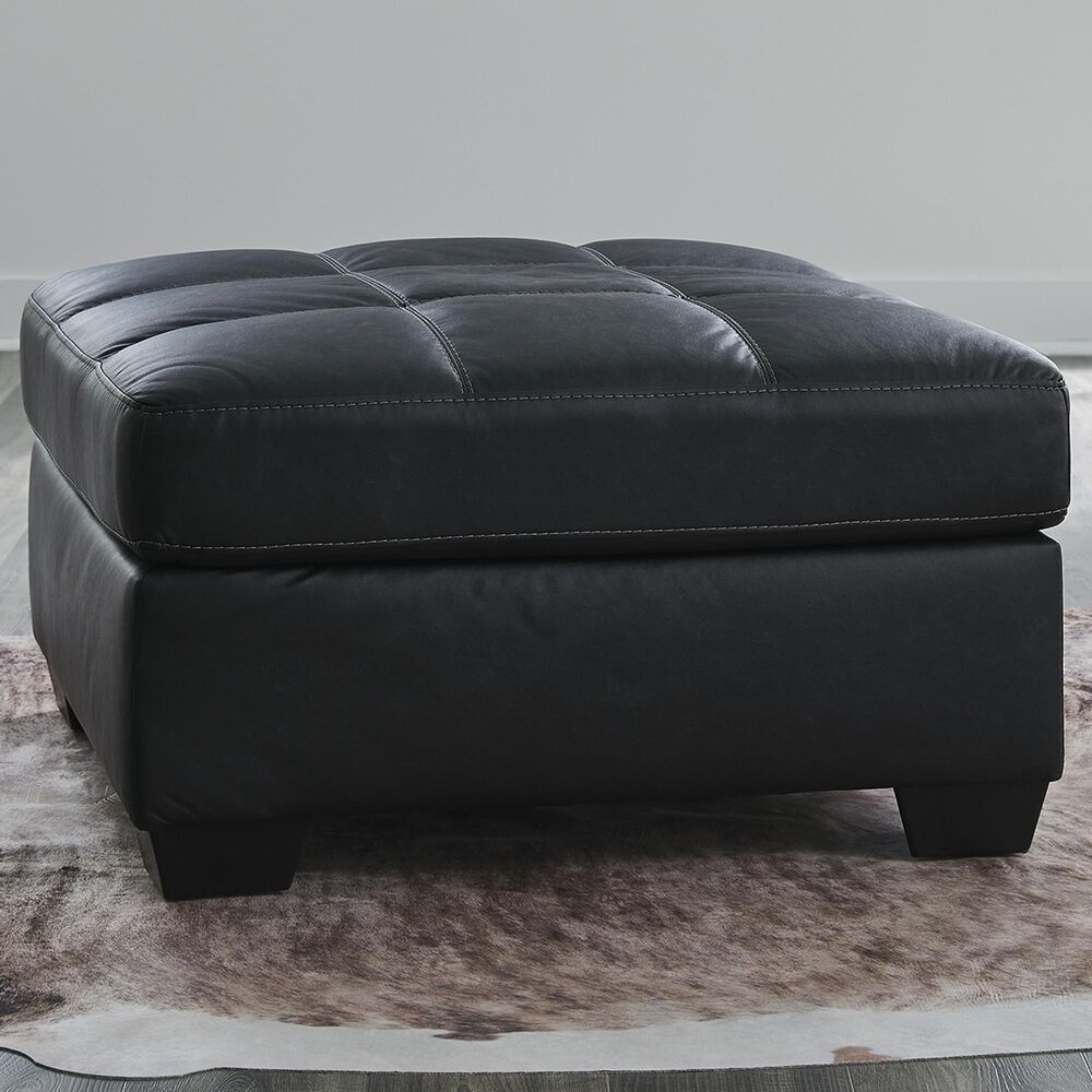 Ashley Barlin Mills Oversized Accent Ottoman in Carbon, , large