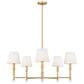 Visual Comfort Studio Greard 5-Light Chandelier in Gild, , large
