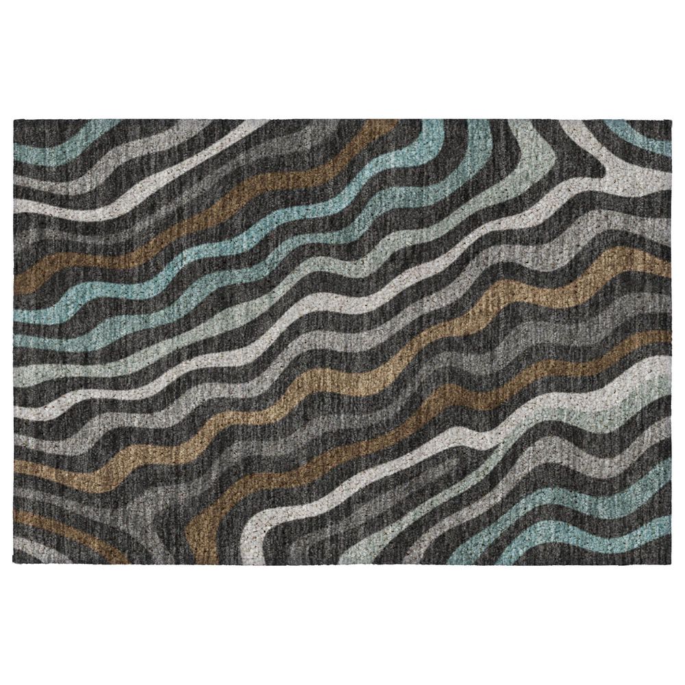 Dalyn Rug Company Kenner KN4 Black 1"8" x 2"6" Area Rug, , large